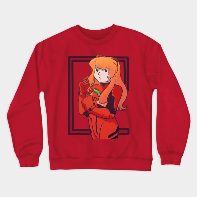 asuka Crewneck Sweatshirt by inkpocket